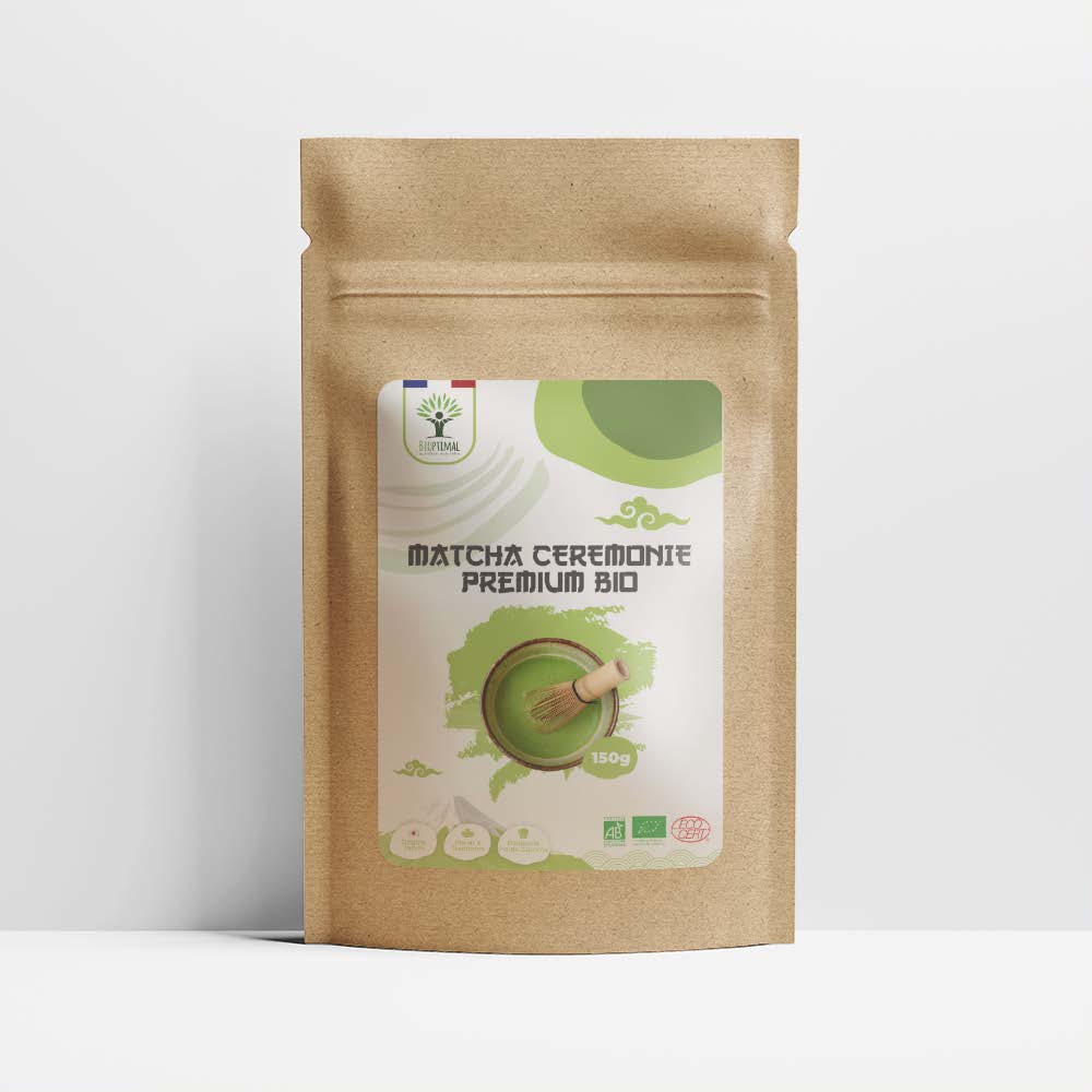 Matcha bio cérémonie poudre -  Bioptimal Bioptimal Superaliment infusion.organic