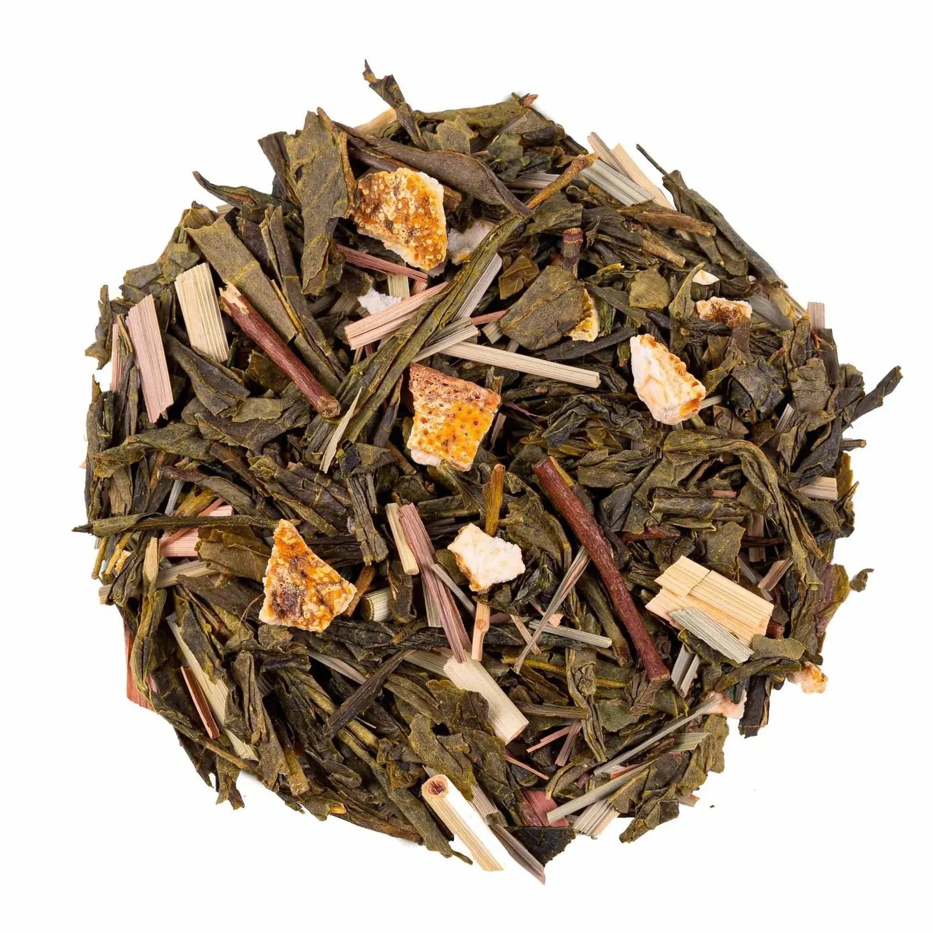 Orange Sencha Fruit Blend Infuzion Tisan - infusion.organic