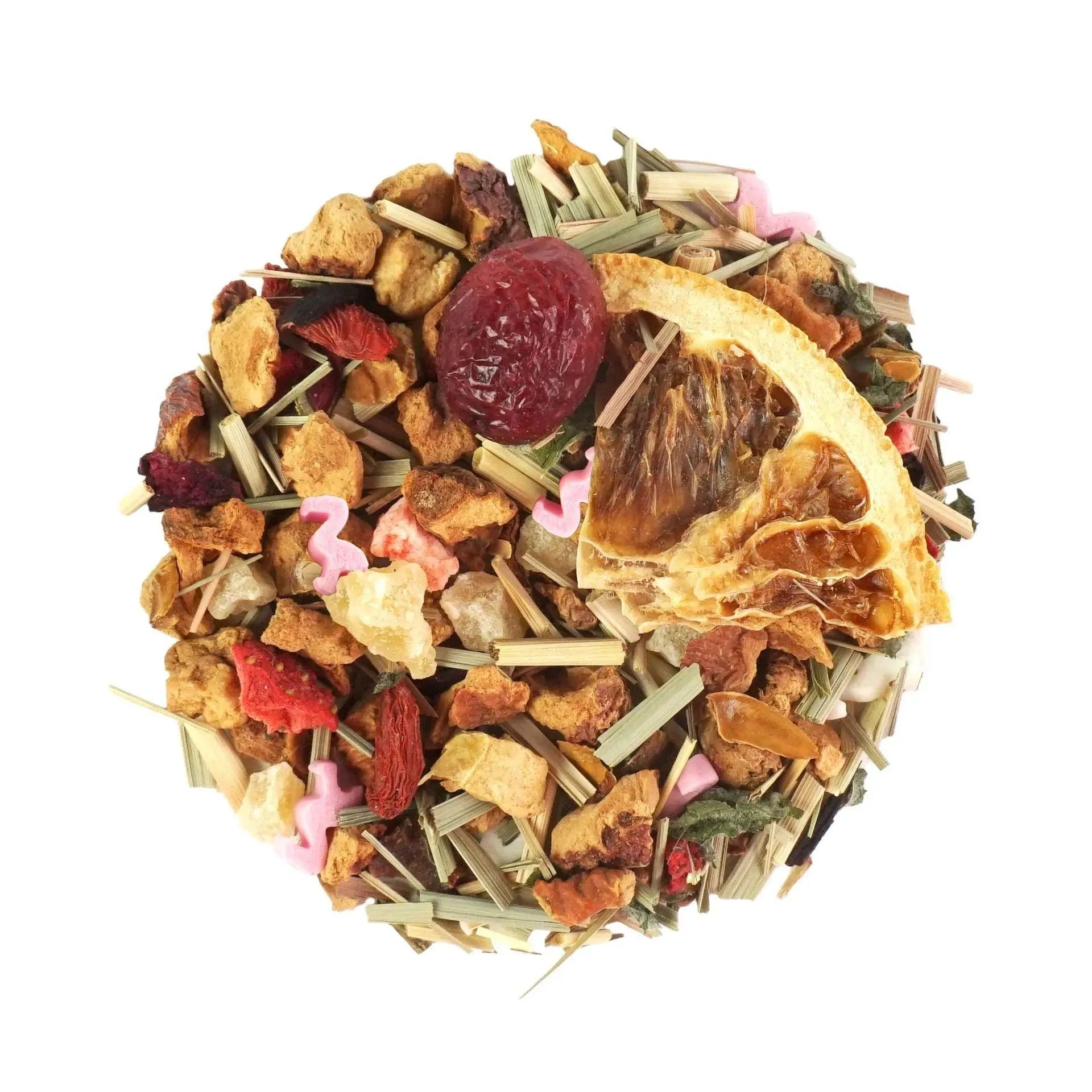 Pink Paradise Iced Tea Fruit Blend Infuzion Tisan - infusion.organic