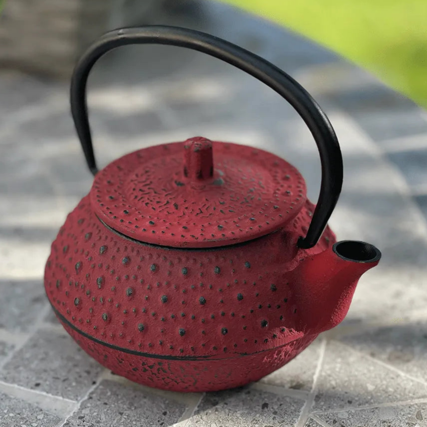 Red cast iron teapot 300 ml Teaware Tea soul Tisan - infusion.organic