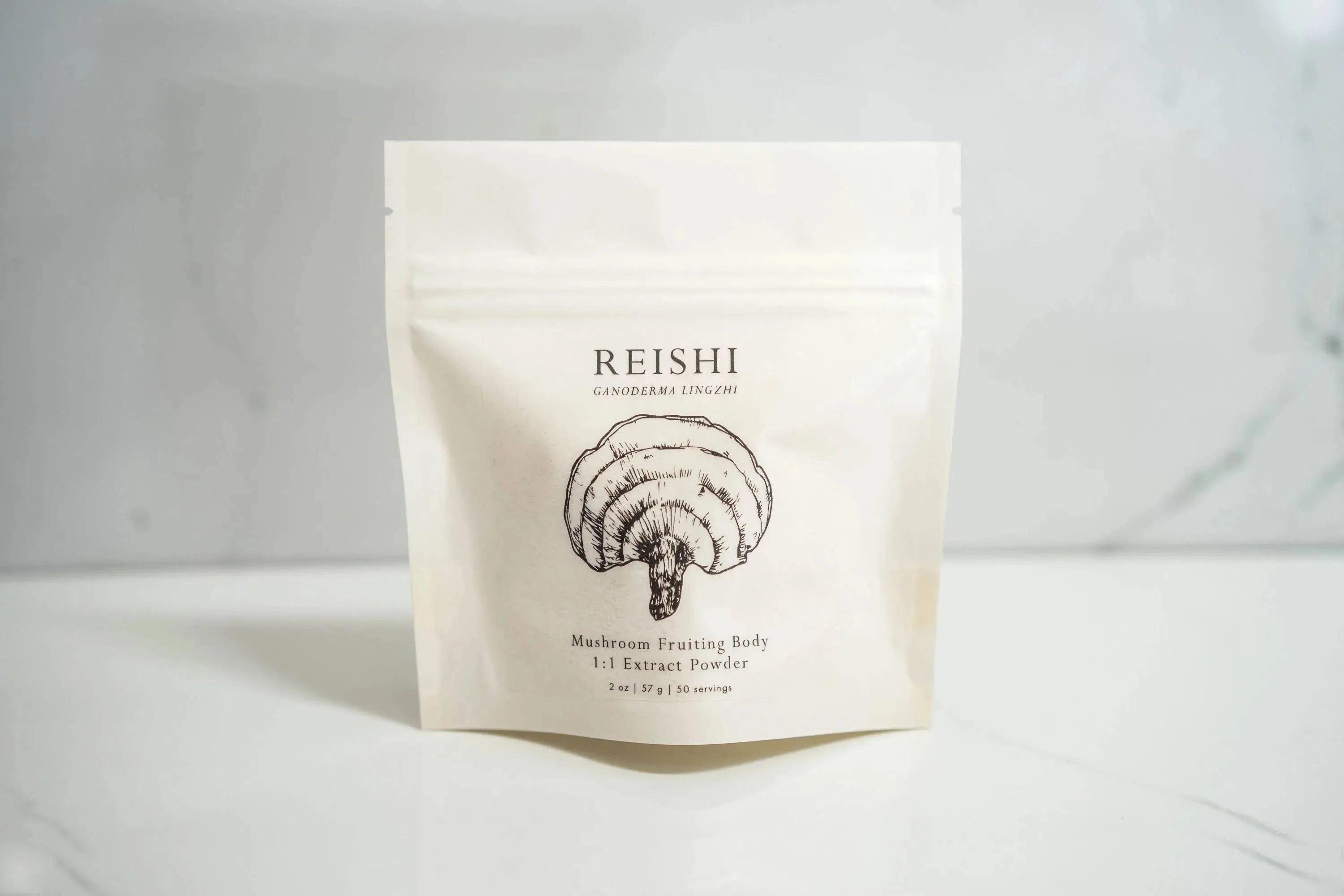 Reishi Mushroom Powder Supplement Plantae & Fungi Tisan - infusion.organic