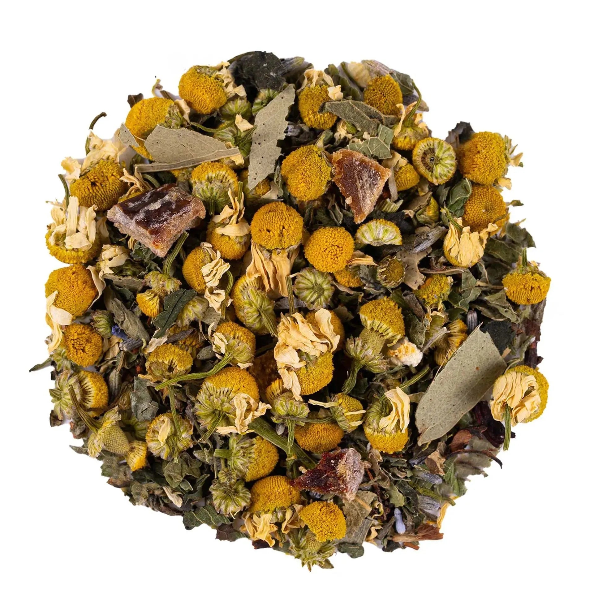 Relaxing garden herbal Tea Infuzion Tisan - infusion.organic