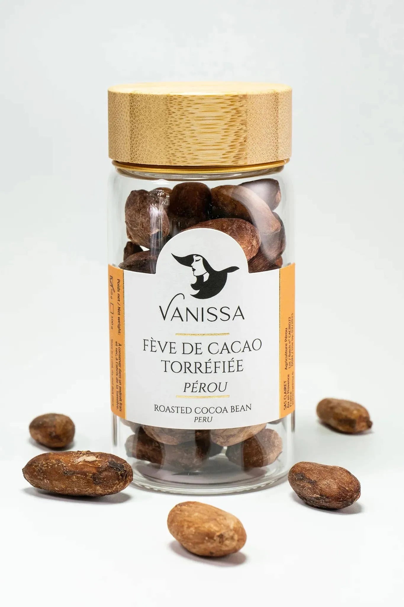 Roasted Cocoa Beans - Peru Vanissa Tisan - infusion.organic