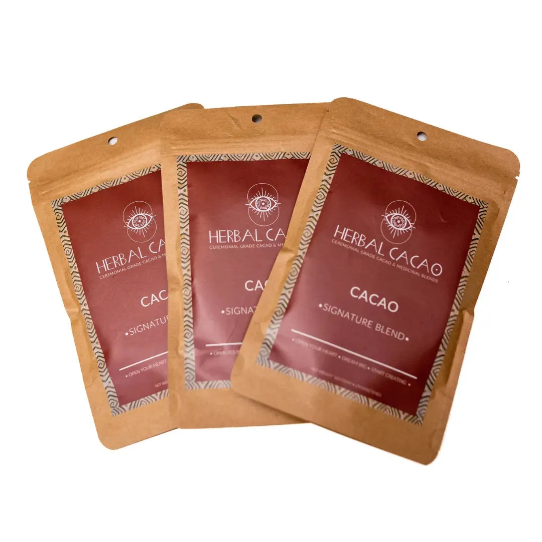 "Signature Blend" Ceremonial Cacao & Traditional Maya Spices Herbal Cacao Tisan - infusion.organic